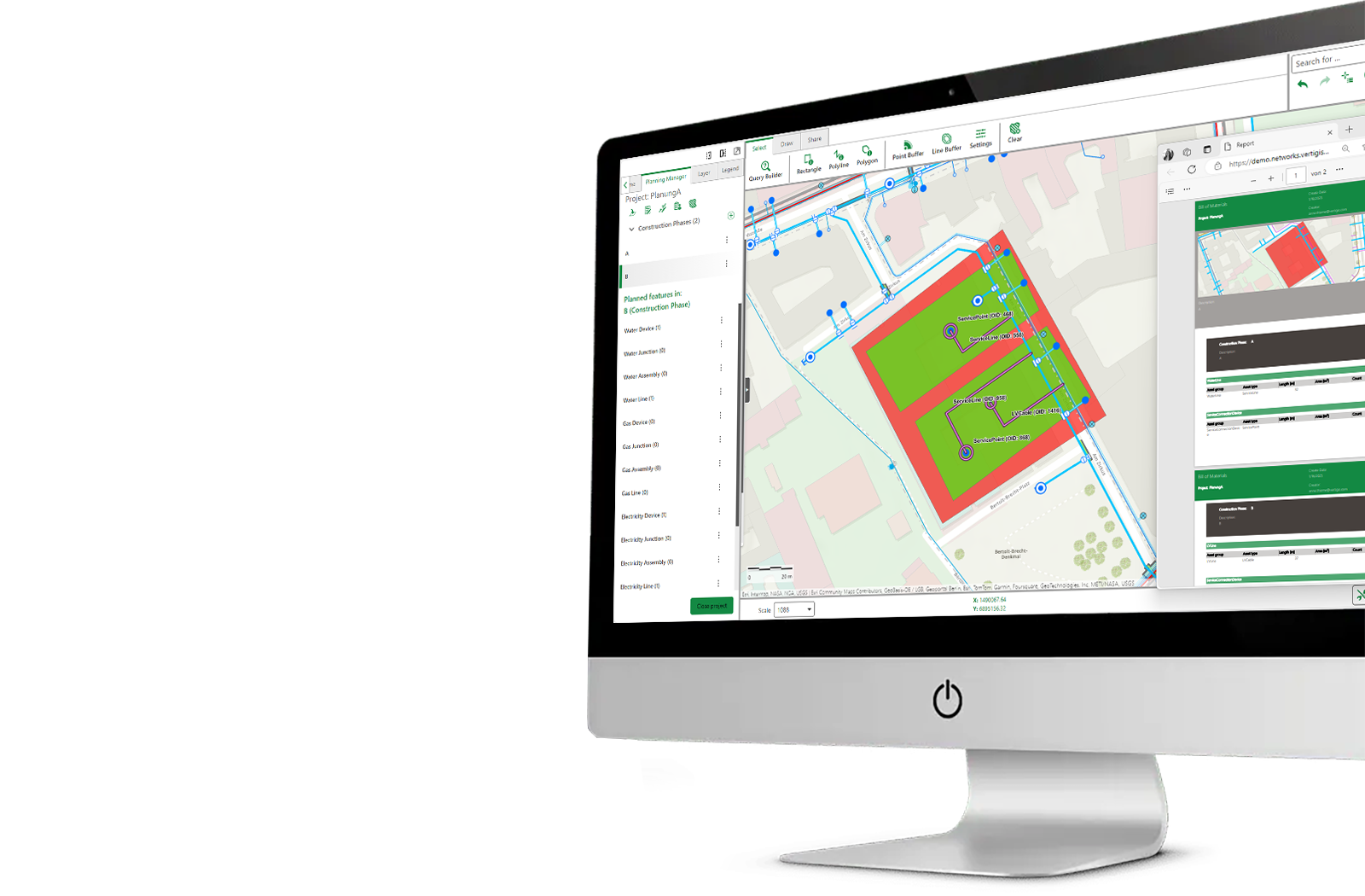 Simulate network effects | VertiGIS Networks