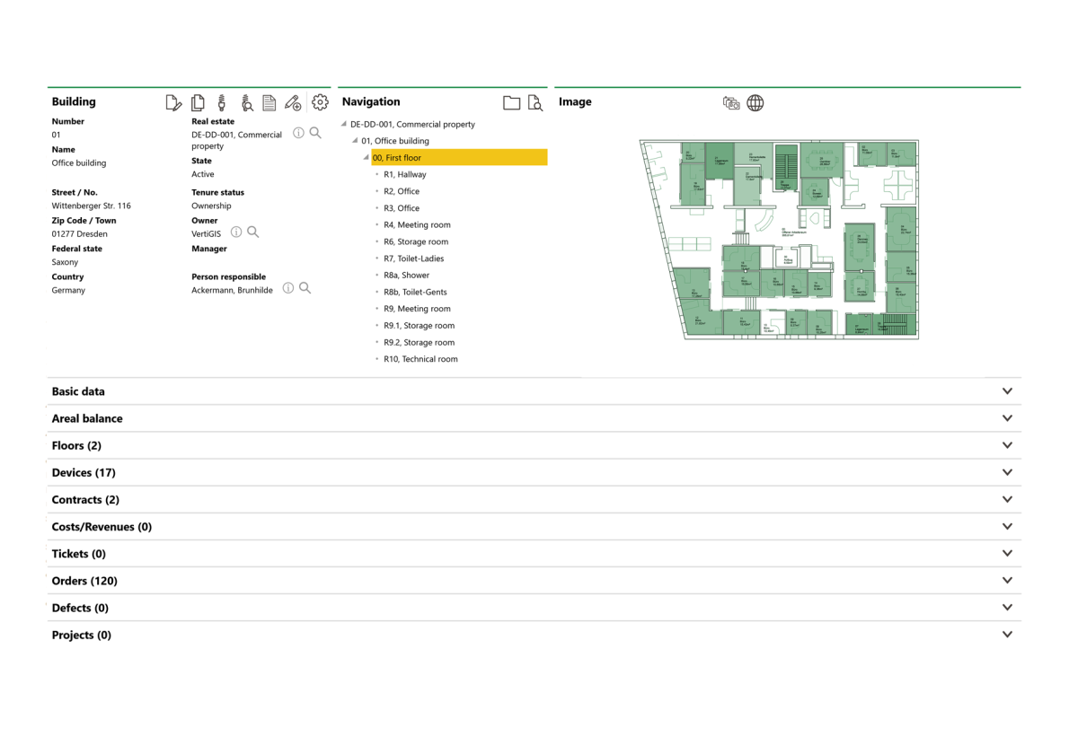 CAFM Software Screenshot